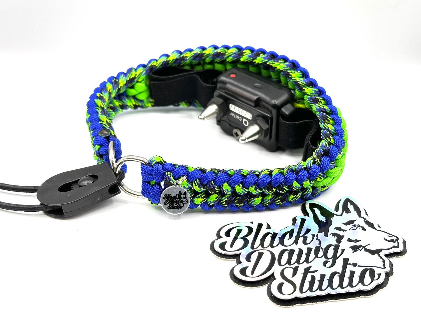 e-Secret Keeper Paracord Collar - Electric/Remote Training Collar Cover - Royal, Aquatica, Neon Green, Aquatica, and Neon Yellow