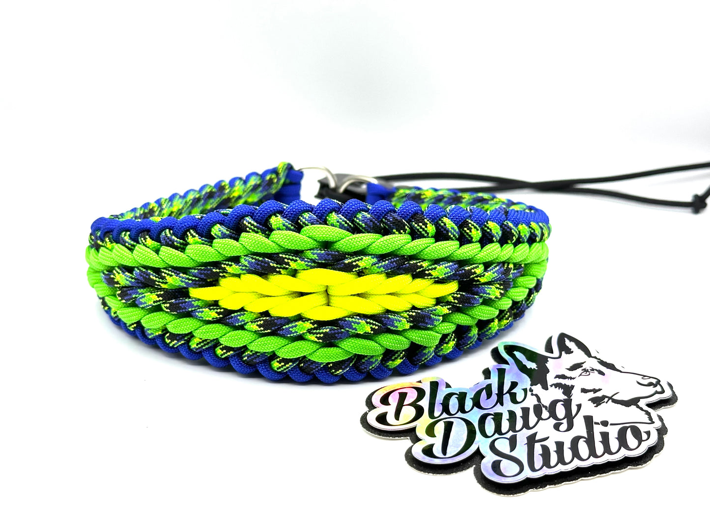 e-Secret Keeper Paracord Collar - Electric/Remote Training Collar Cover - Royal, Aquatica, Neon Green, Aquatica, and Neon Yellow