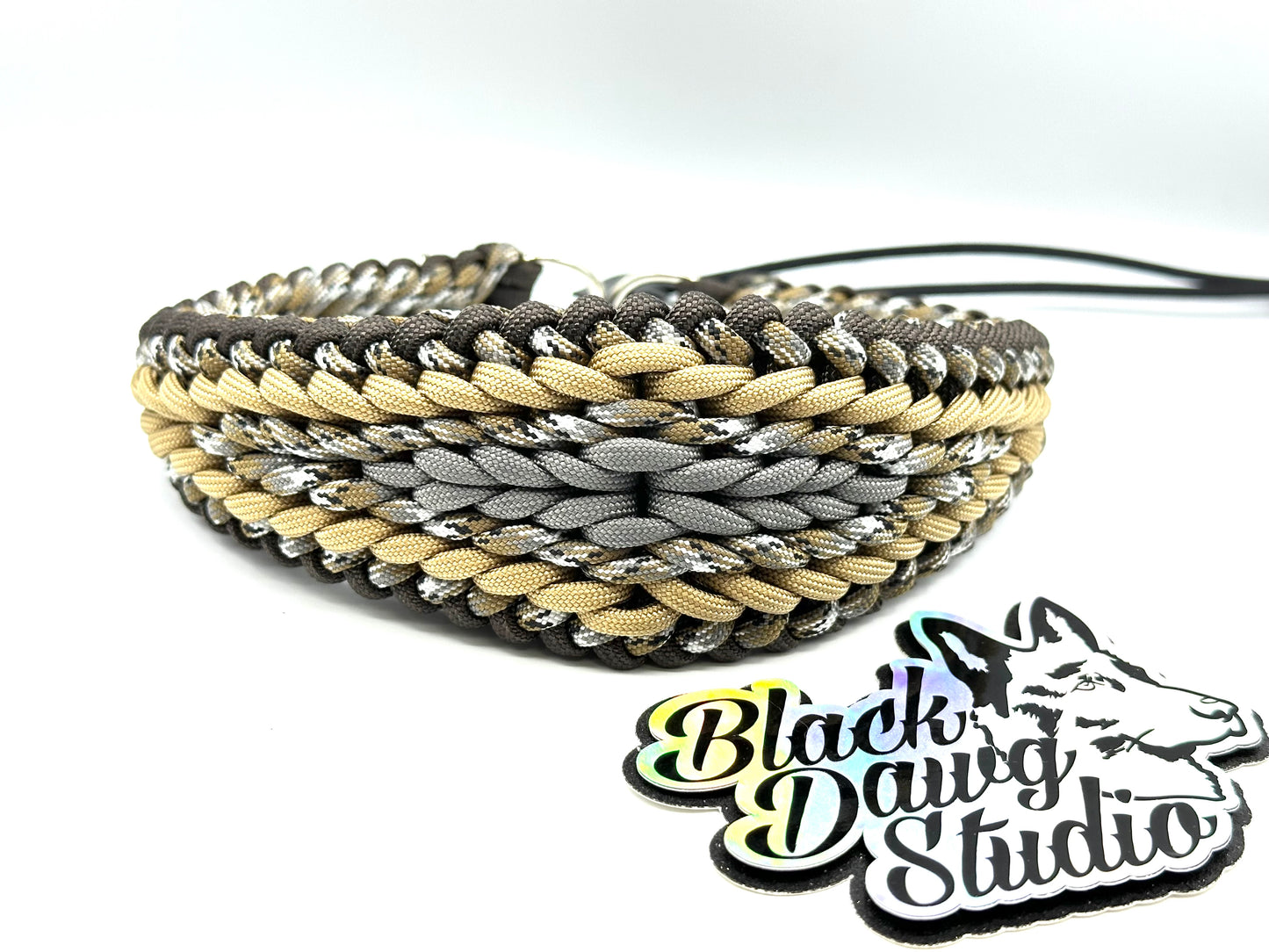 e-Secret Keeper Paracord Collar - Electric/Remote Training Collar Cover - Walnut, Scorpion, Tan, Scorpion, and Charcoal