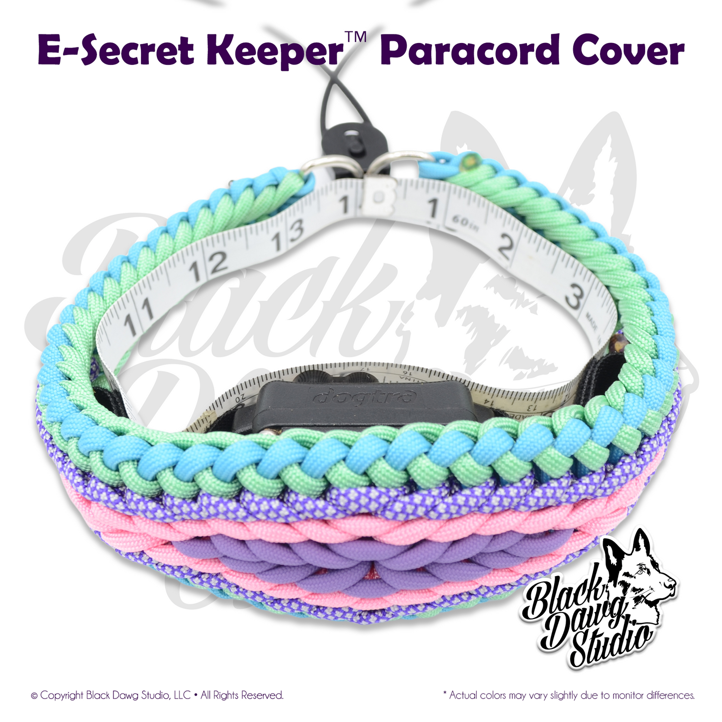 e-Secret Keeper Paracord Collar - Electric/Remote Training Collar Cover ***CUSTOM ORDER***