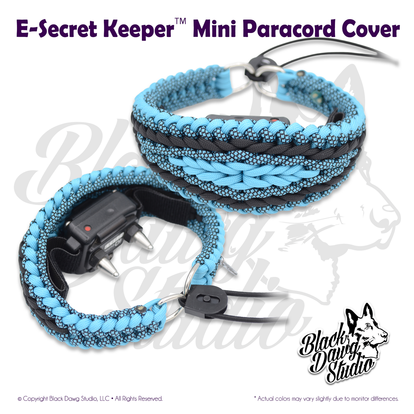 e-Secret Keeper "Mini" Paracord Collar - Electric/Remote Training Mini Collar Cover ***CUSTOM ORDER***