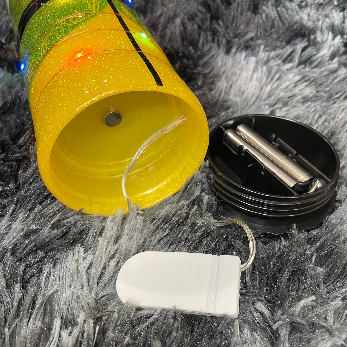 RTS 20oz Strawbler Lighted Elf Tumbler | Code of the Elves decal | Christmas Tumbler | LED Battery Powered Lights