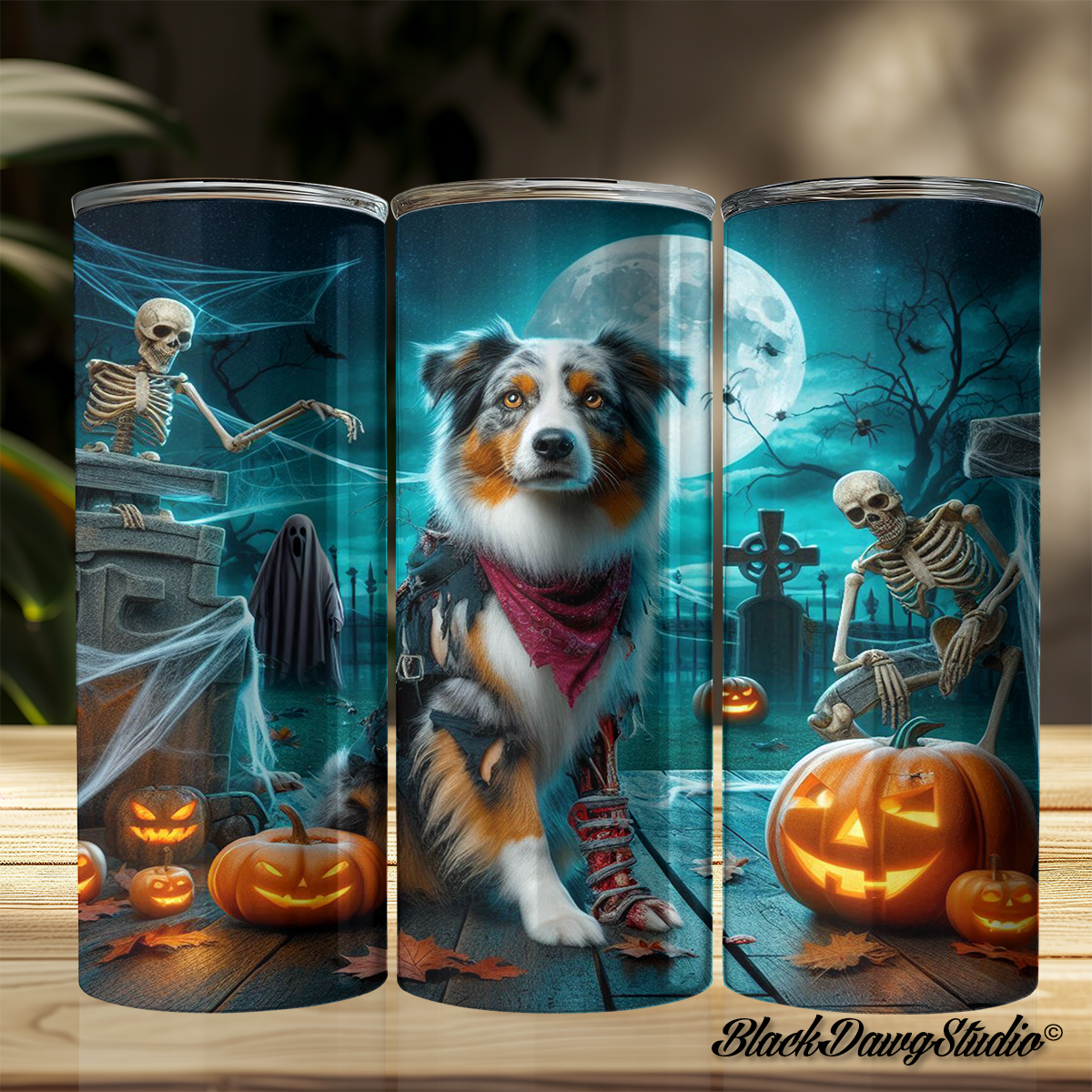 Halloween Aussie Design | Made to Order | Printed Tumbler
