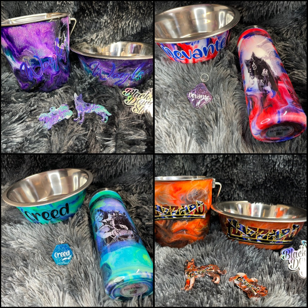 Custom Order | Dog Bowls | Water Buckets