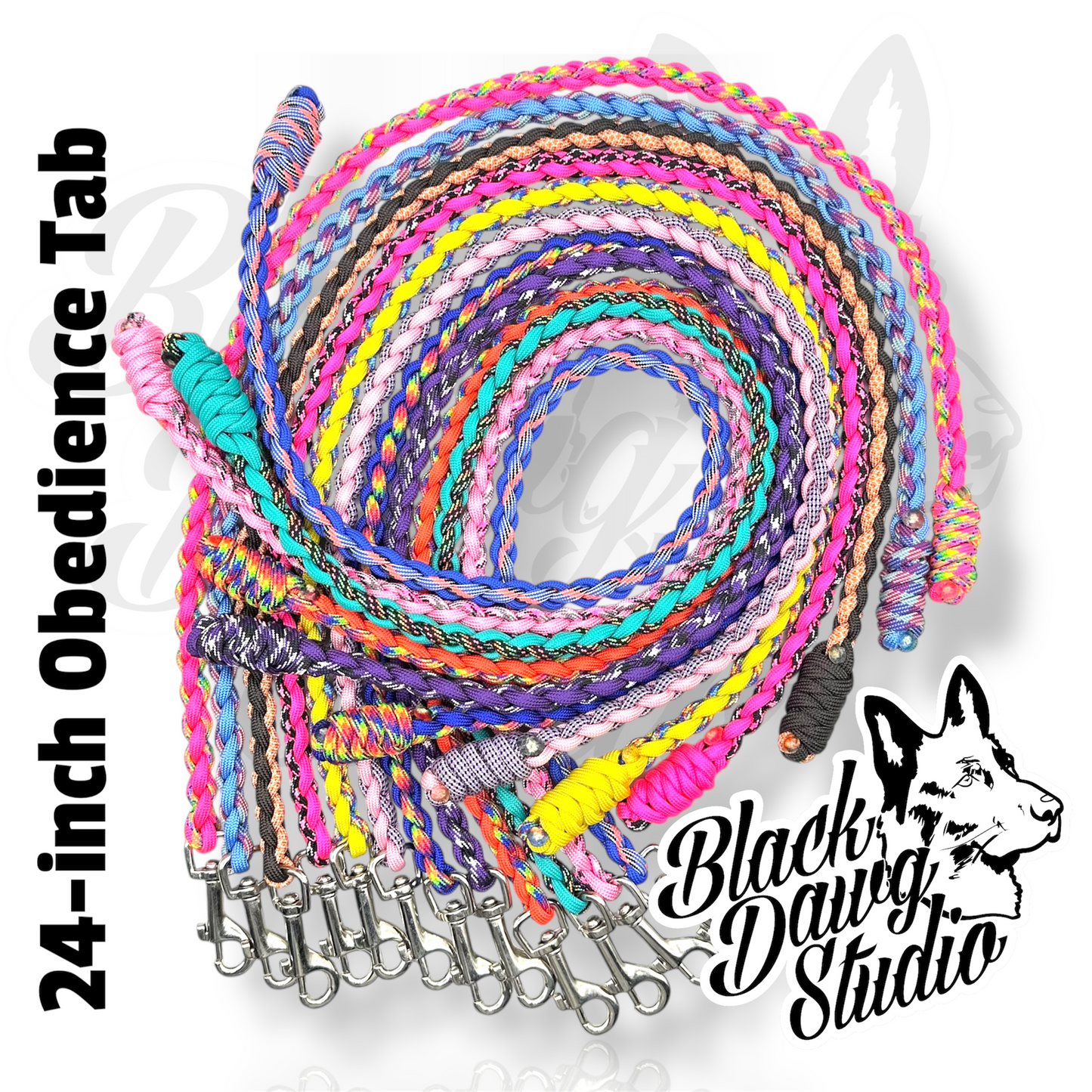 24-inch Paracord Dog Obedience Tab