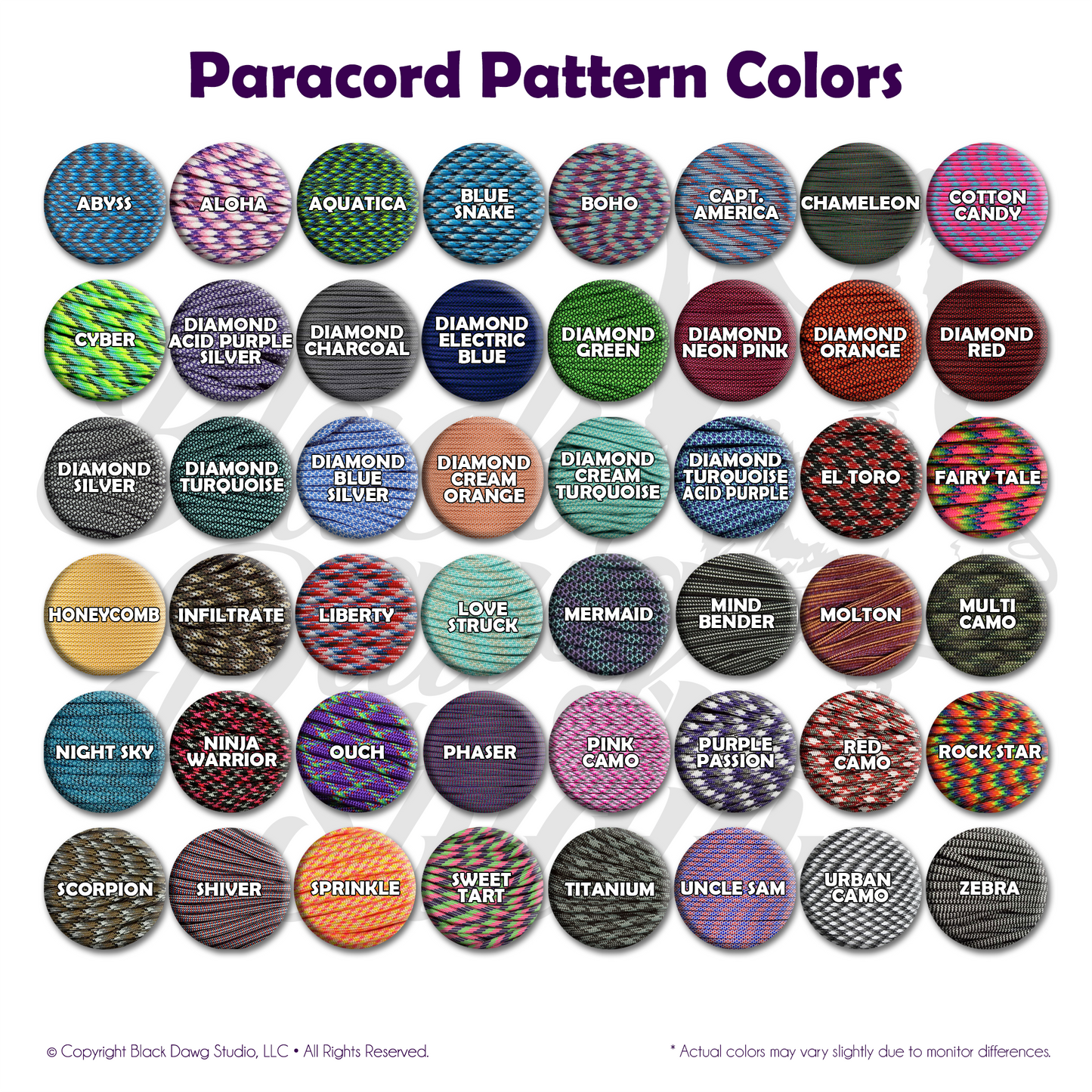 18-inch Paracord Dog Obedience Tab