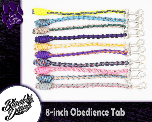 8-inch Paracord Dog Obedience Tab