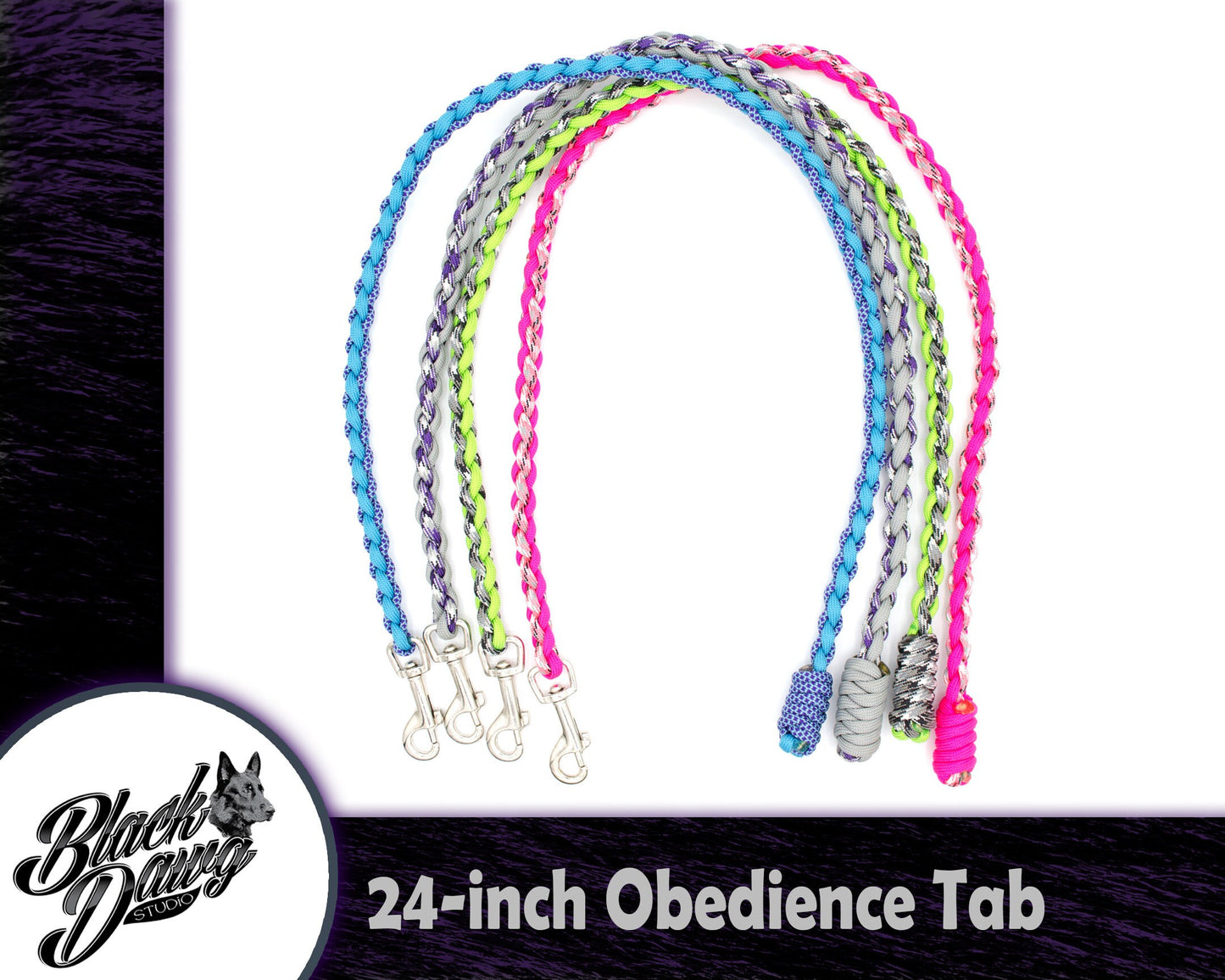 24-inch Paracord Dog Obedience Tab