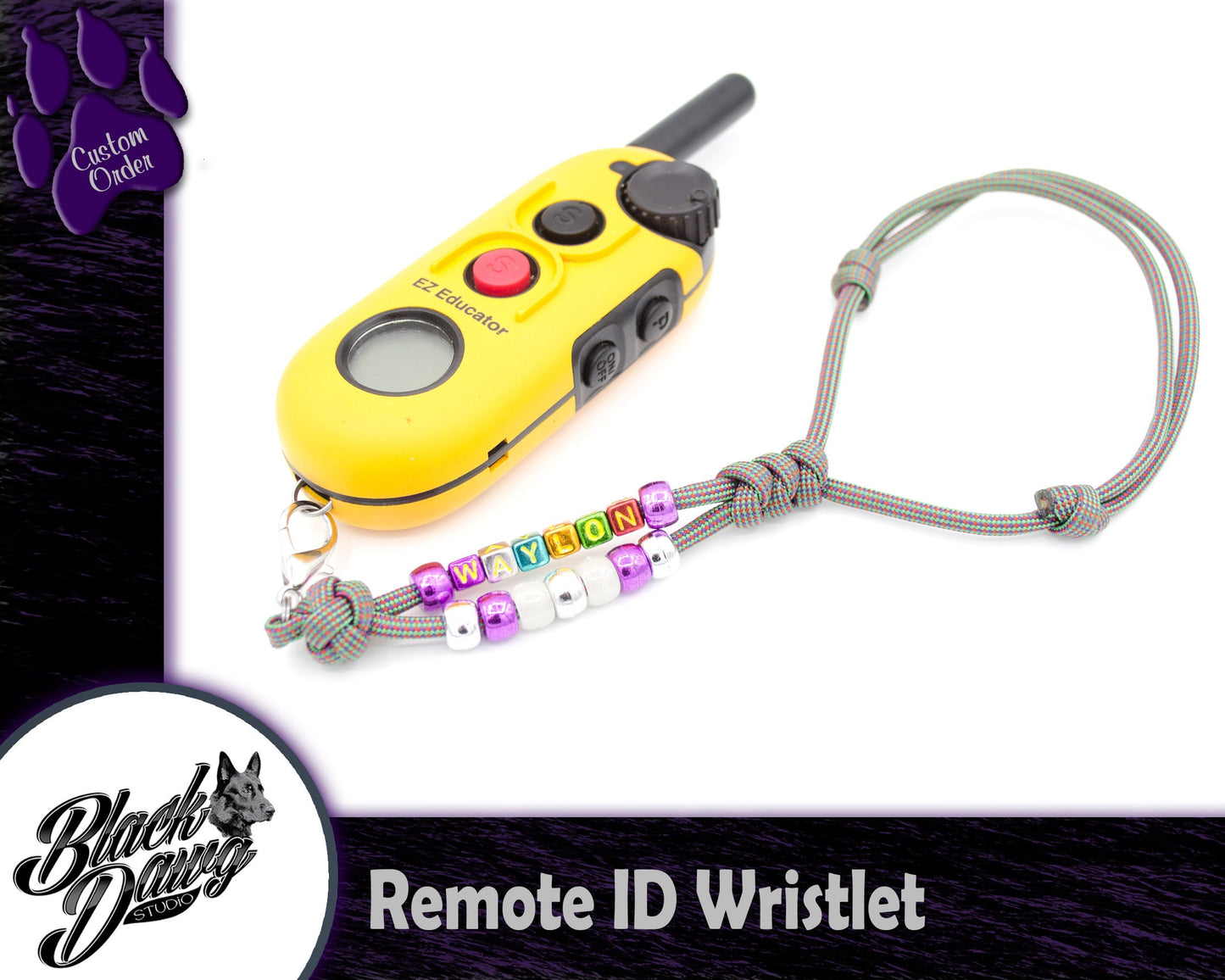Beaded Paracord Remote I.D. Wristlet ***CUSTOM ORDER***