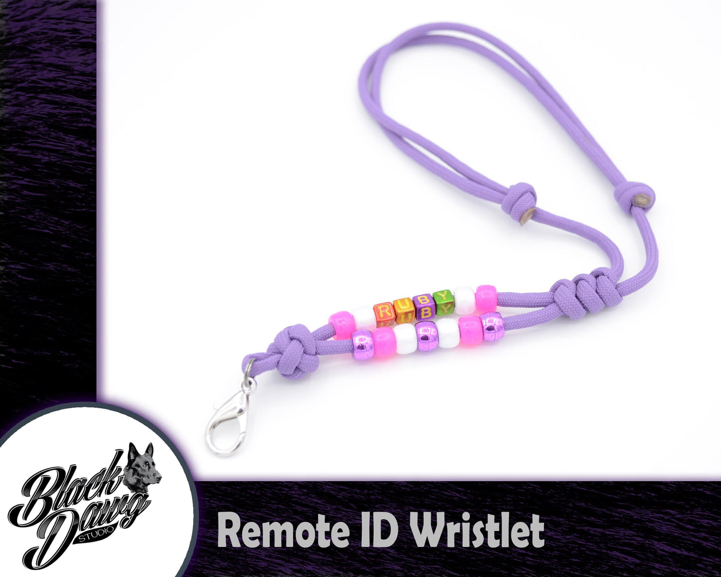 Beaded Paracord Remote I.D. Wristlet ***CUSTOM ORDER***