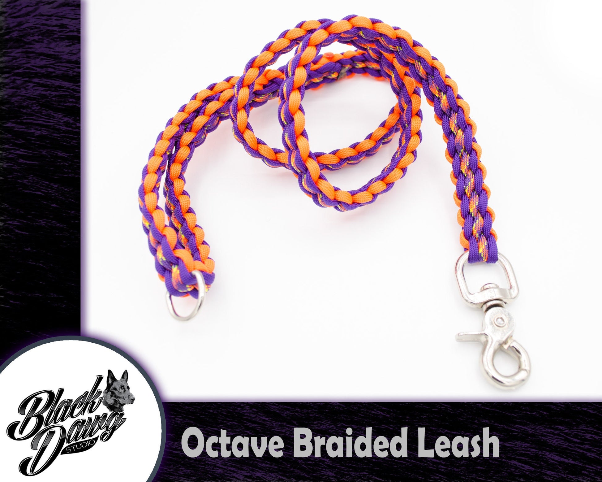 Octave Braid Paracord Dog Leash ***CUSTOM ORDER***
