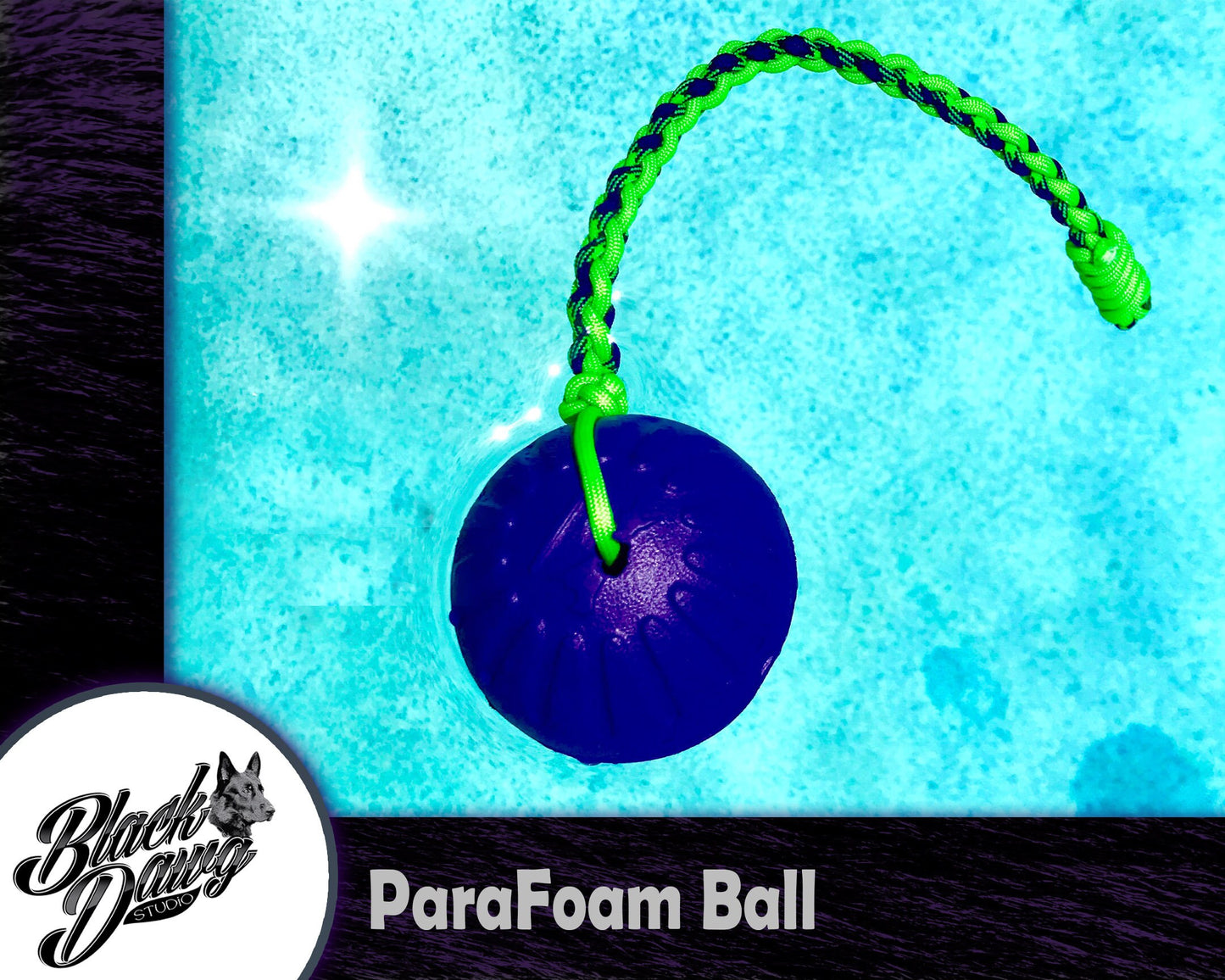 ParaFoam Floating Ball with Paracord Braided Handle