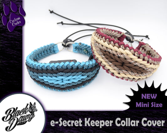 e-Secret Keeper "Mini" Paracord Collar - Electric/Remote Training Mini Collar Cover ***CUSTOM ORDER***