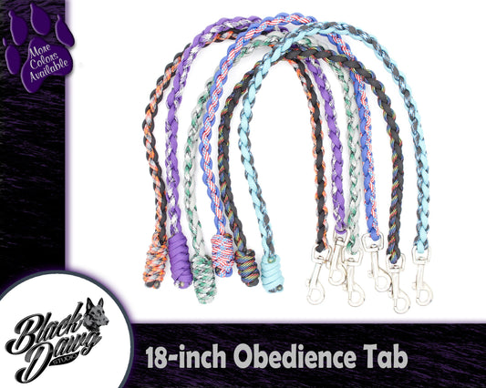 18-inch Paracord Dog Obedience Tab