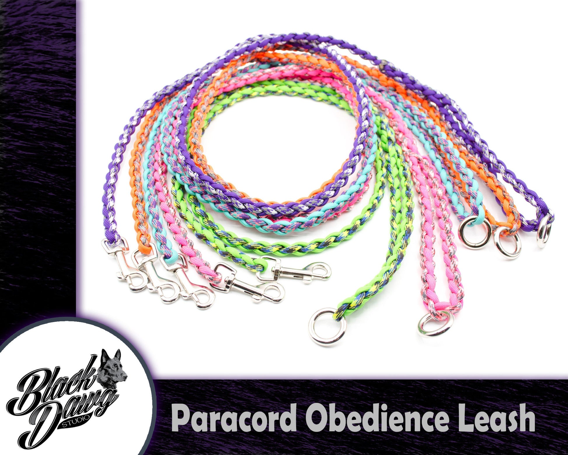 Paracord Obedience Dog Leash