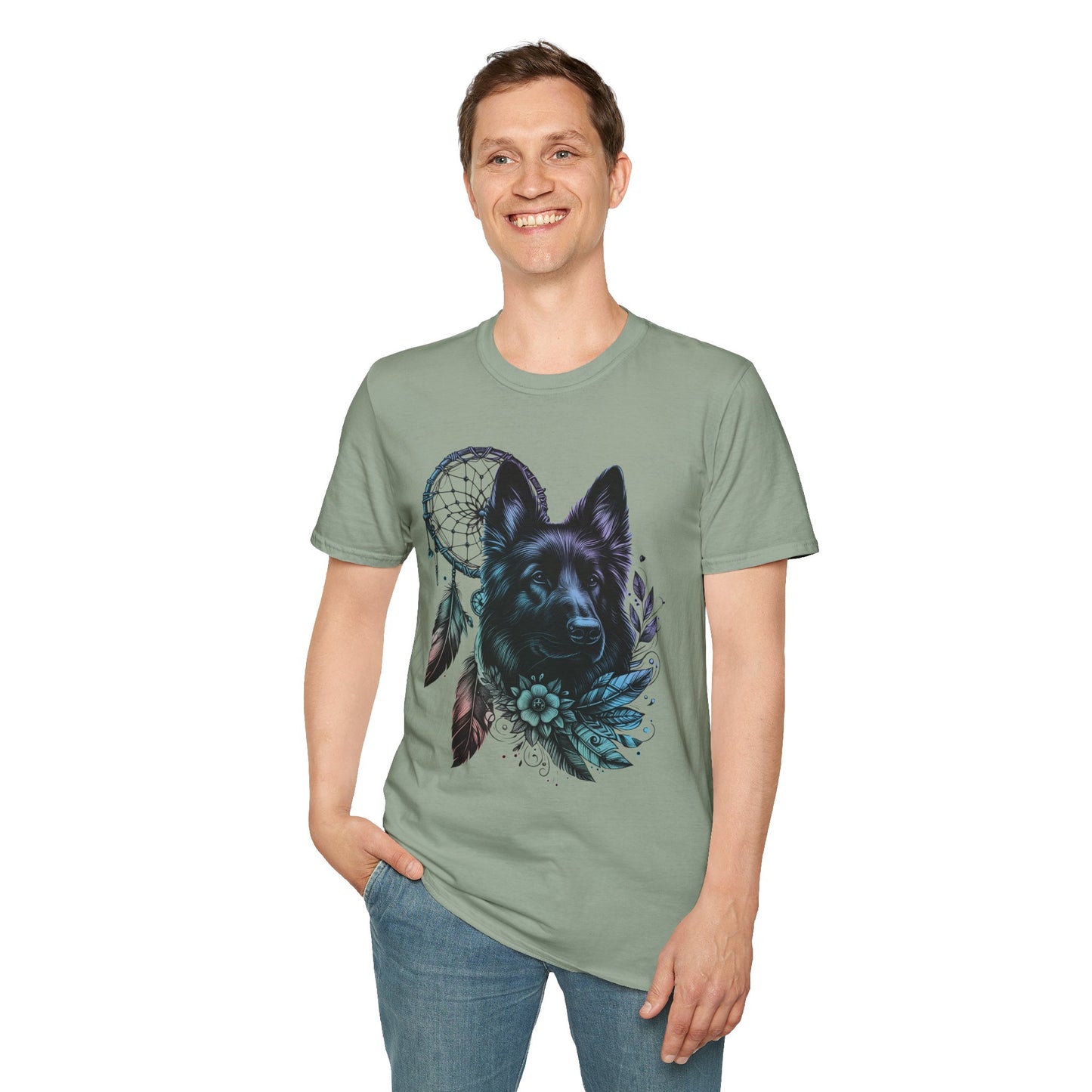 German Shepherd Dreamcatcher T-shirt