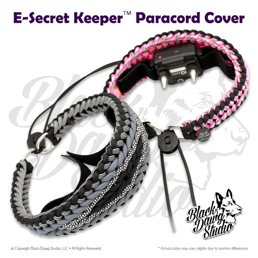 e-Secret Keeper Paracord Collar - Electric/Remote Training Collar Cover ***CUSTOM ORDER***