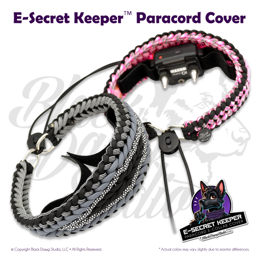 e-Secret Keeper Paracord Collar - Electric/Remote Training Collar Cover ***CUSTOM ORDER***