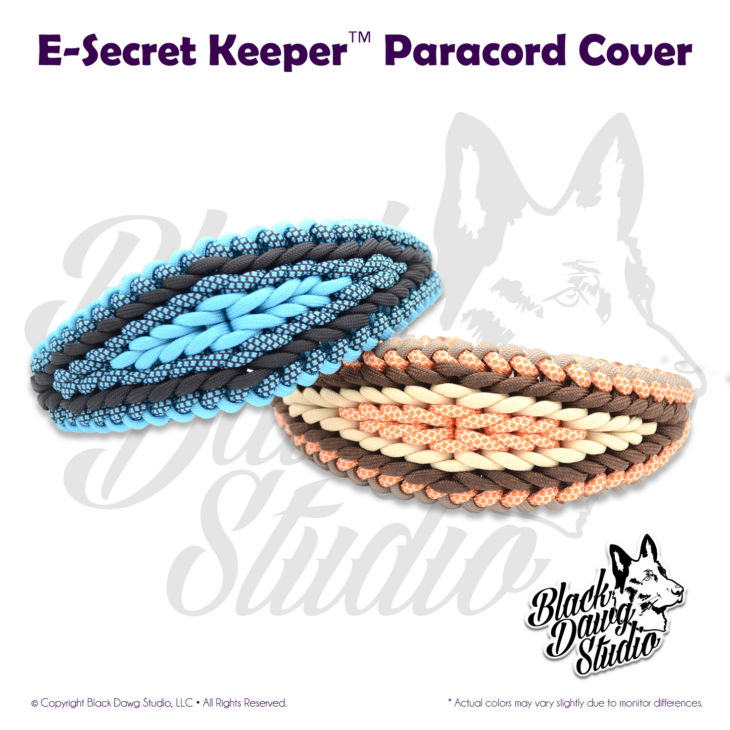 e-Secret Keeper Paracord Collar - Electric/Remote Training Collar Cover ***CUSTOM ORDER***