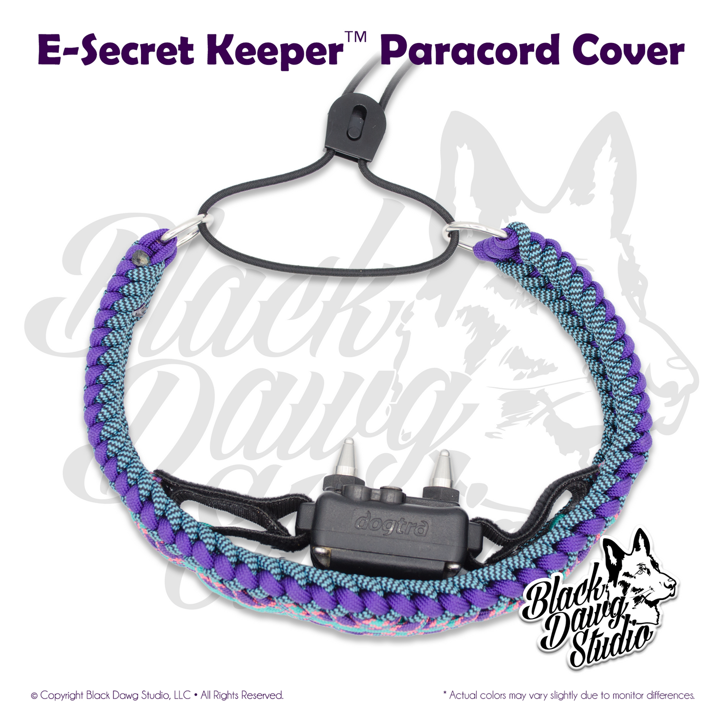 e-Secret Keeper Paracord Collar - Electric/Remote Training Collar Cover ***CUSTOM ORDER***
