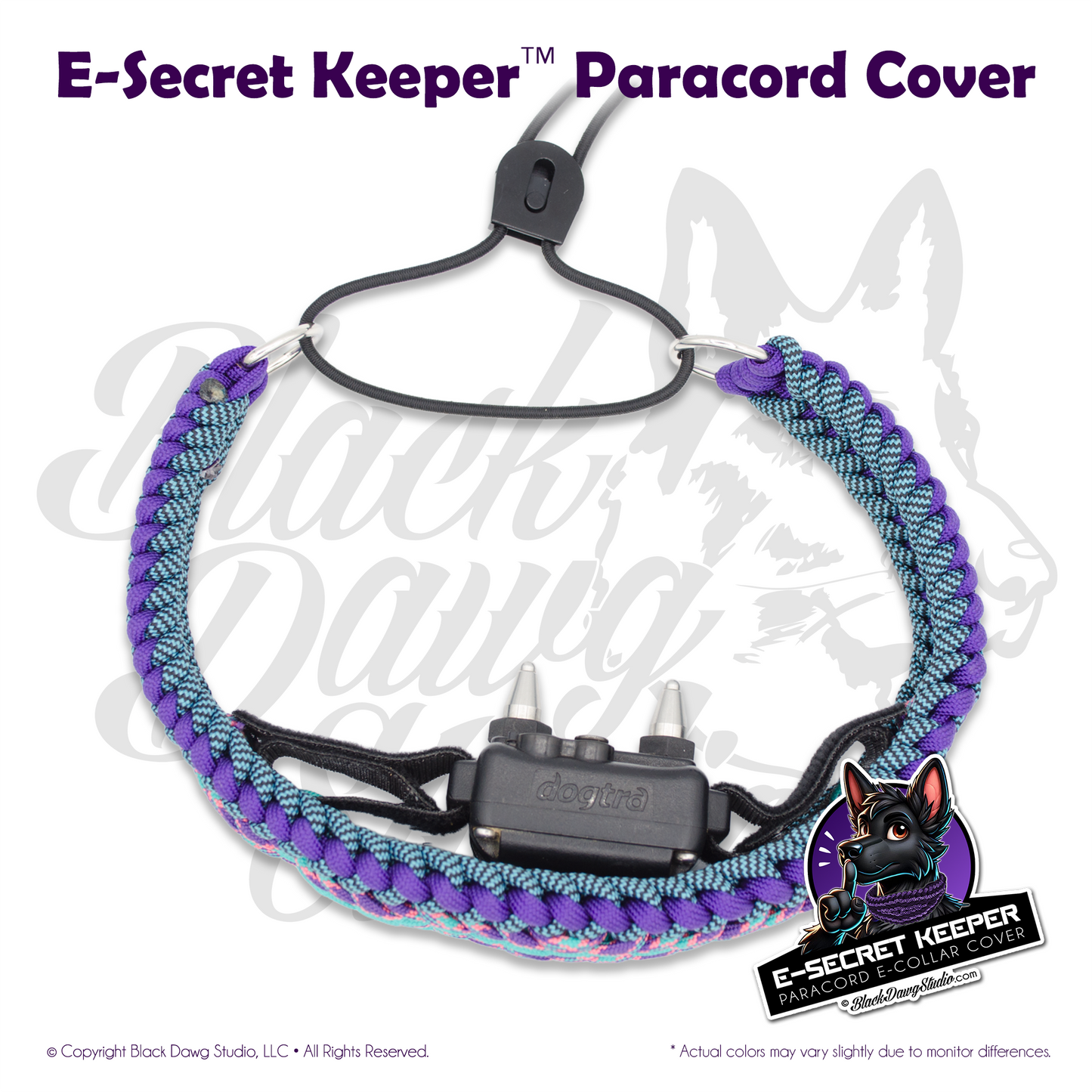 e-Secret Keeper Paracord Collar - Electric/Remote Training Collar Cover ***CUSTOM ORDER***