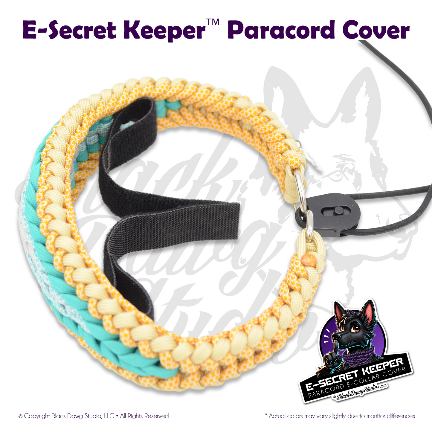 e-Secret Keeper Paracord Collar - Electric/Remote Training Collar Cover ***CUSTOM ORDER***