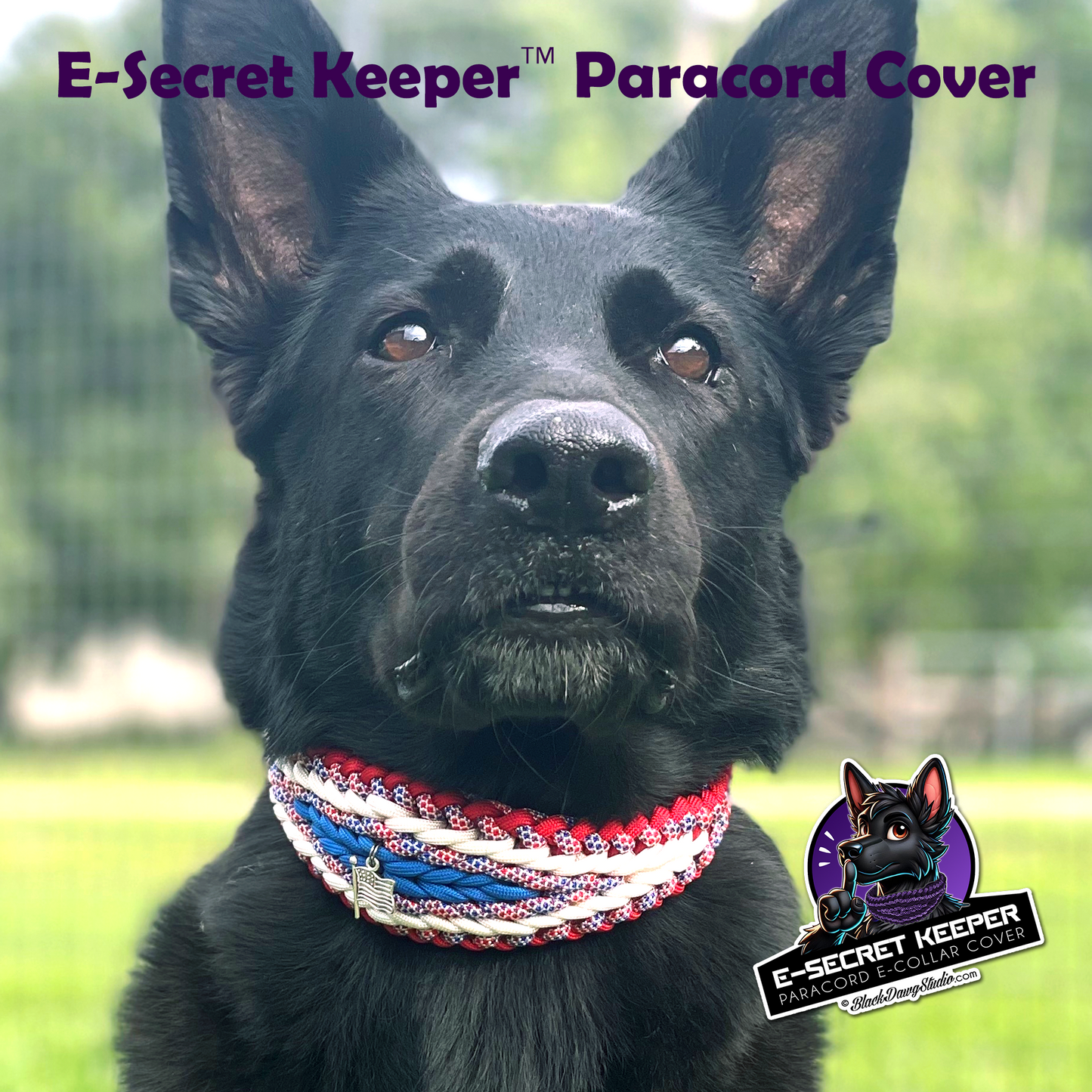 e-Secret Keeper Paracord Collar - Electric/Remote Training Collar Cover ***CUSTOM ORDER***
