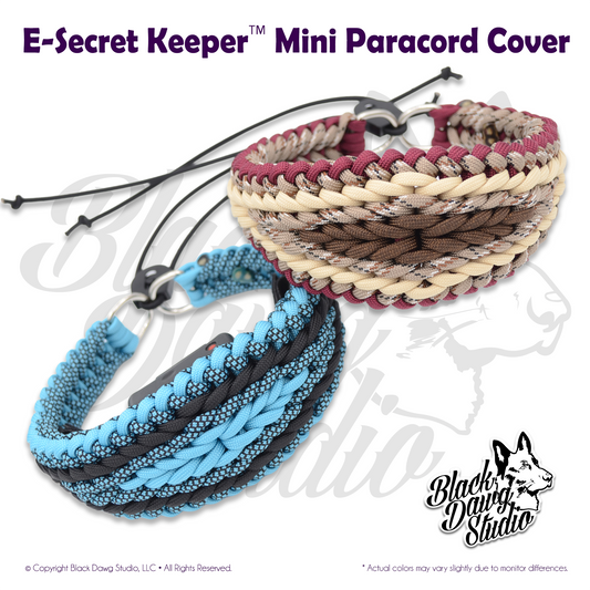 e-Secret Keeper "Mini" Paracord Collar - Electric/Remote Training Mini Collar Cover ***CUSTOM ORDER***