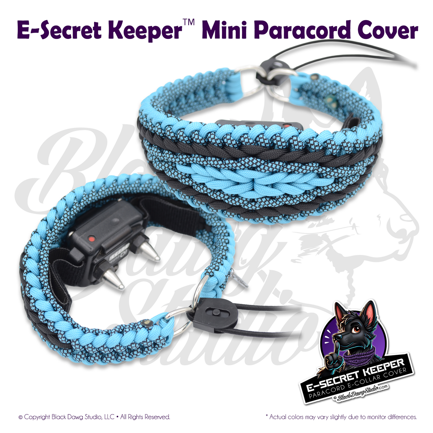 e-Secret Keeper "Mini" Paracord Collar - Electric/Remote Training Mini Collar Cover ***CUSTOM ORDER***