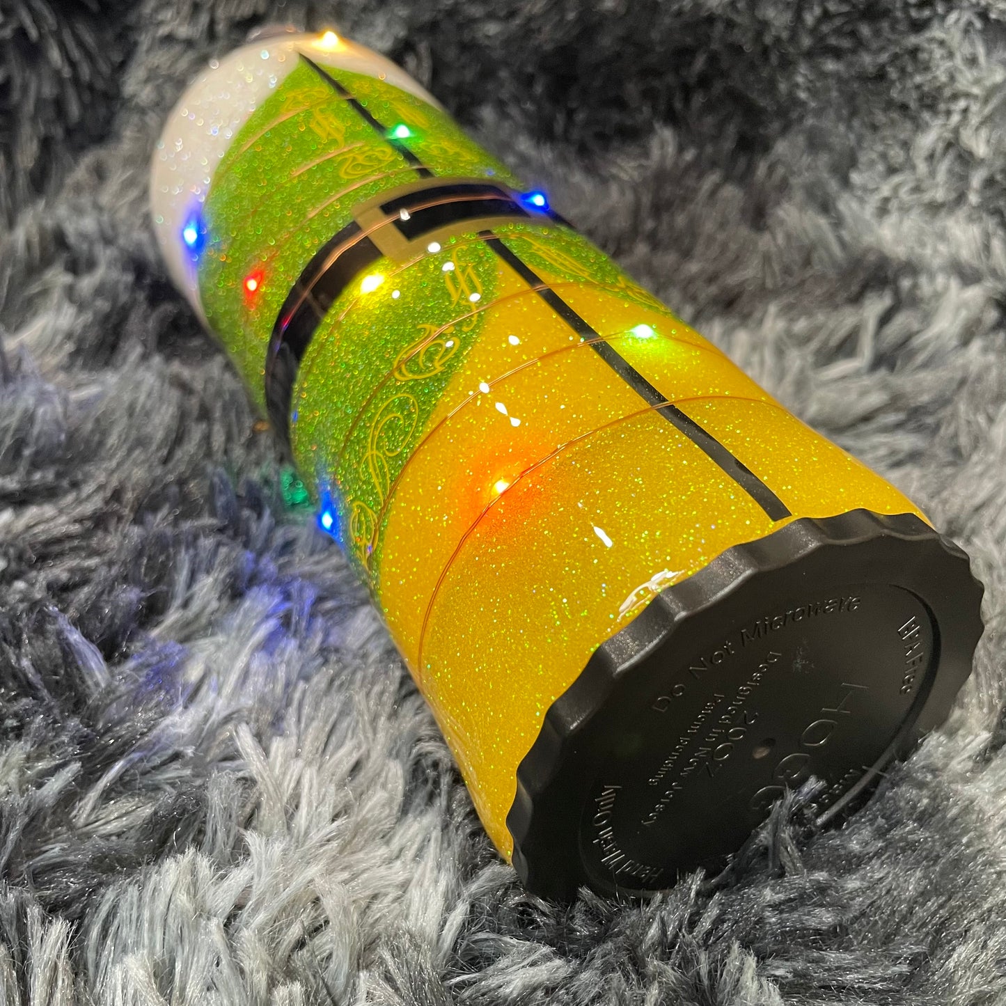 RTS 20oz Strawbler Lighted Elf Tumbler | Code of the Elves decal | Christmas Tumbler | LED Battery Powered Lights
