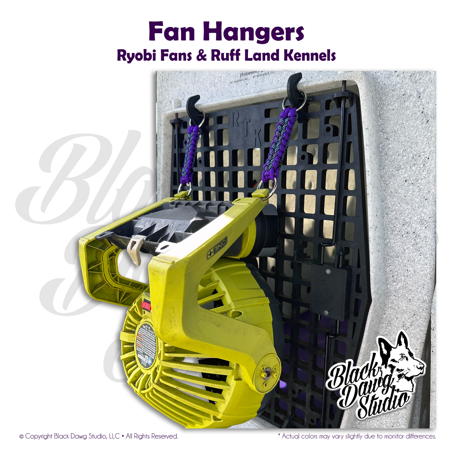 Fan Hanger for Ryobi Fans/Ruff Land Kennels