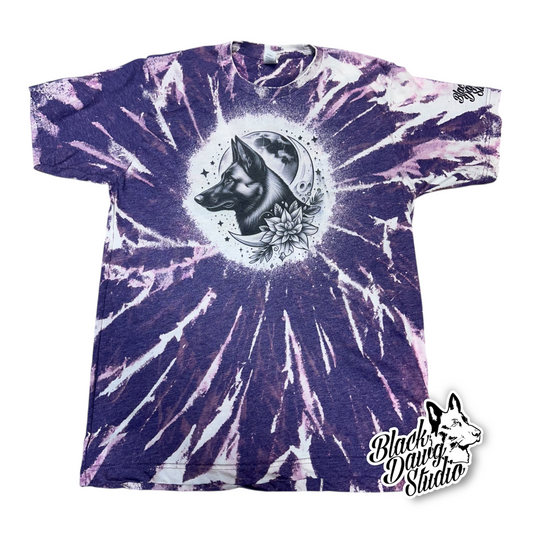 Celestial Malinois Tie Dye T-Shirt