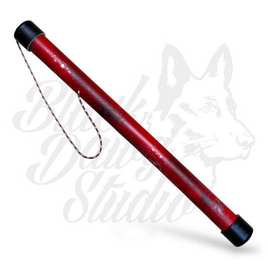 Tracking Flag Caddy | Red/Black Power Wash