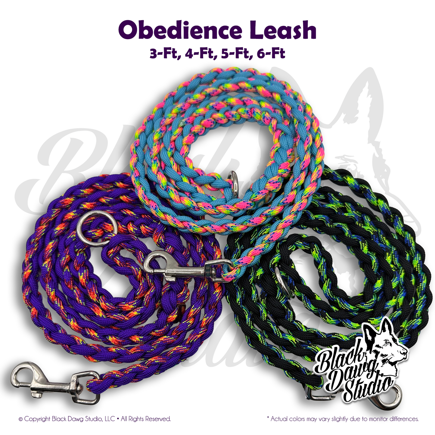 Paracord Obedience Dog Leash