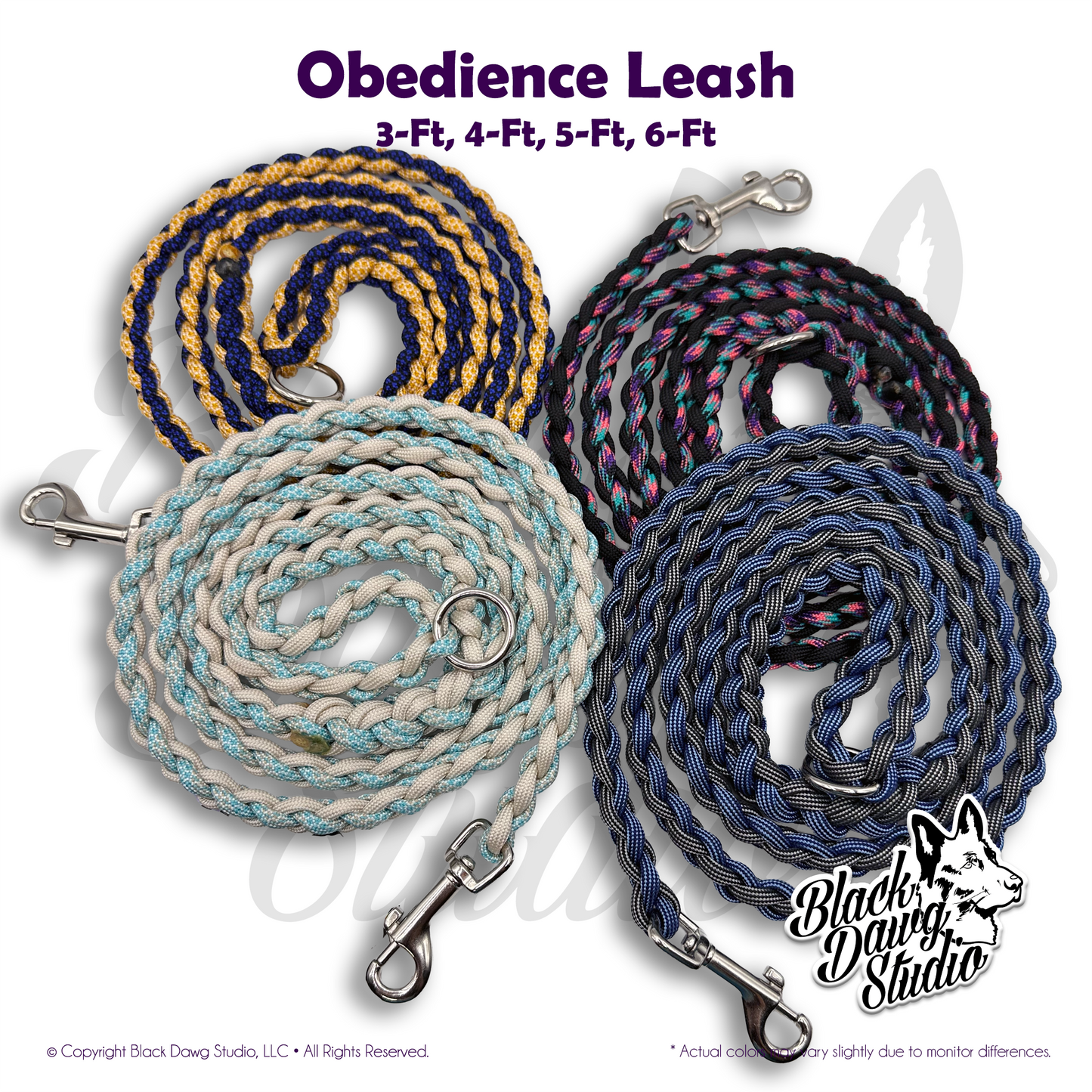 Paracord Obedience Dog Leash