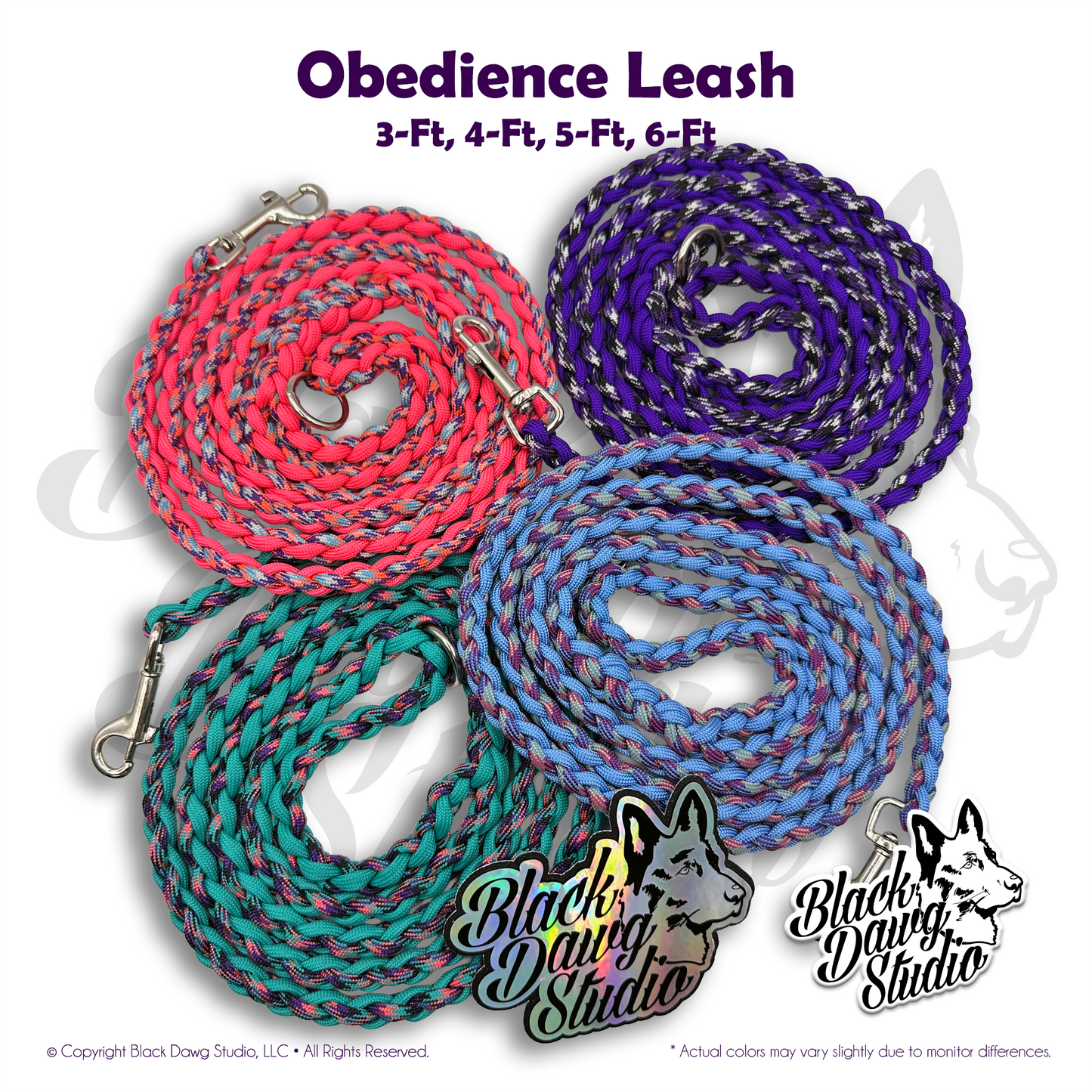 Paracord Obedience Dog Leash