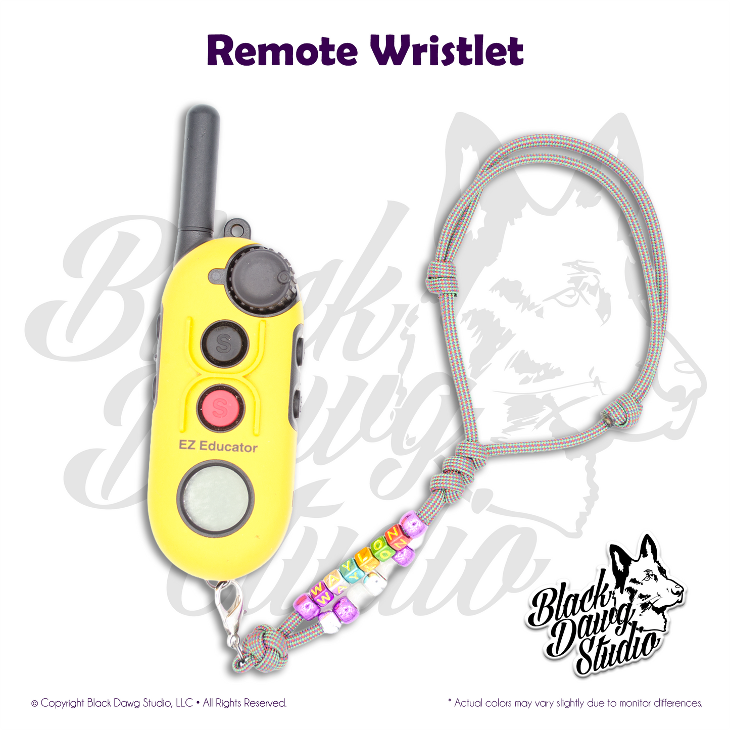 Beaded Paracord Remote I.D. Wristlet ***CUSTOM ORDER***