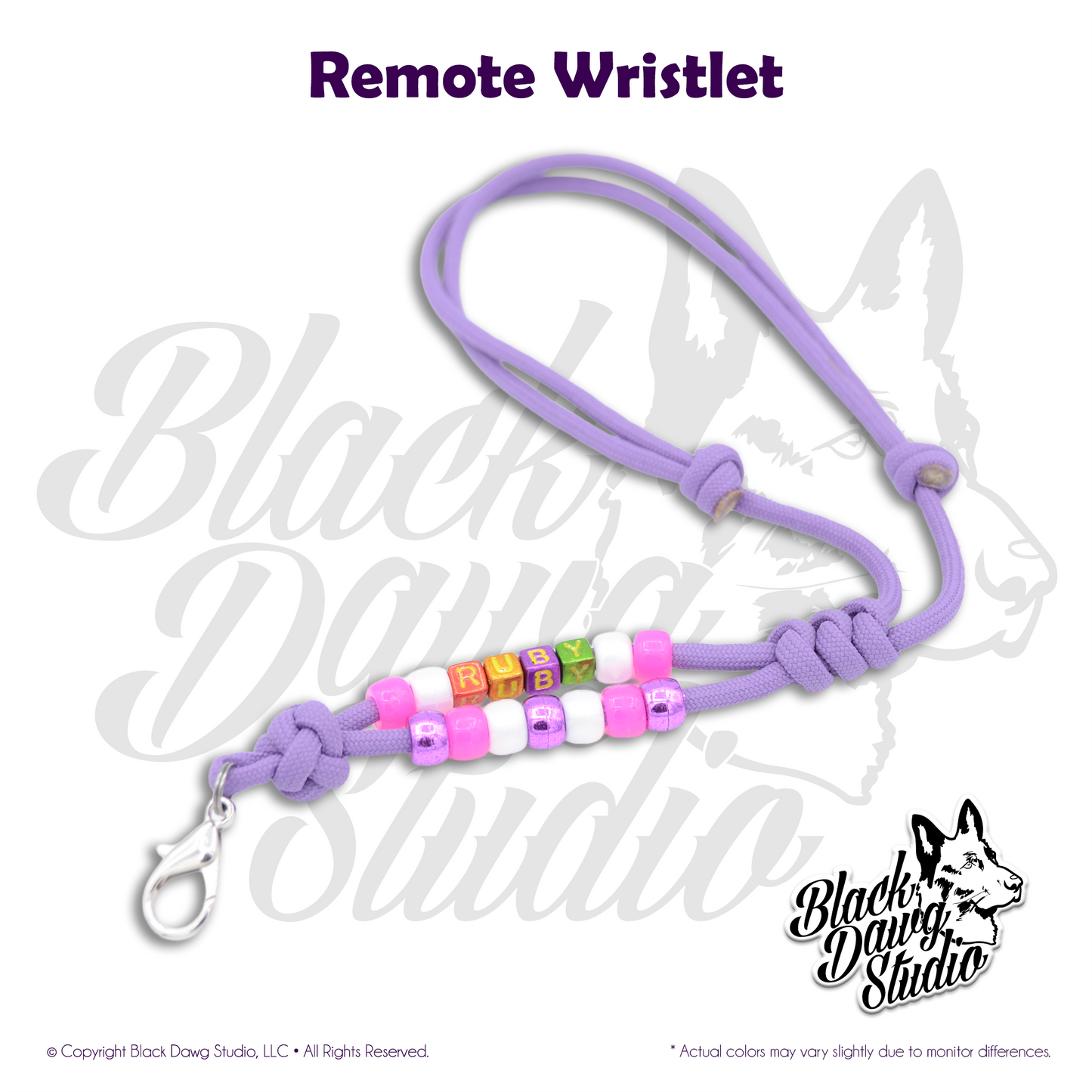 Beaded Paracord Remote I.D. Wristlet ***CUSTOM ORDER***