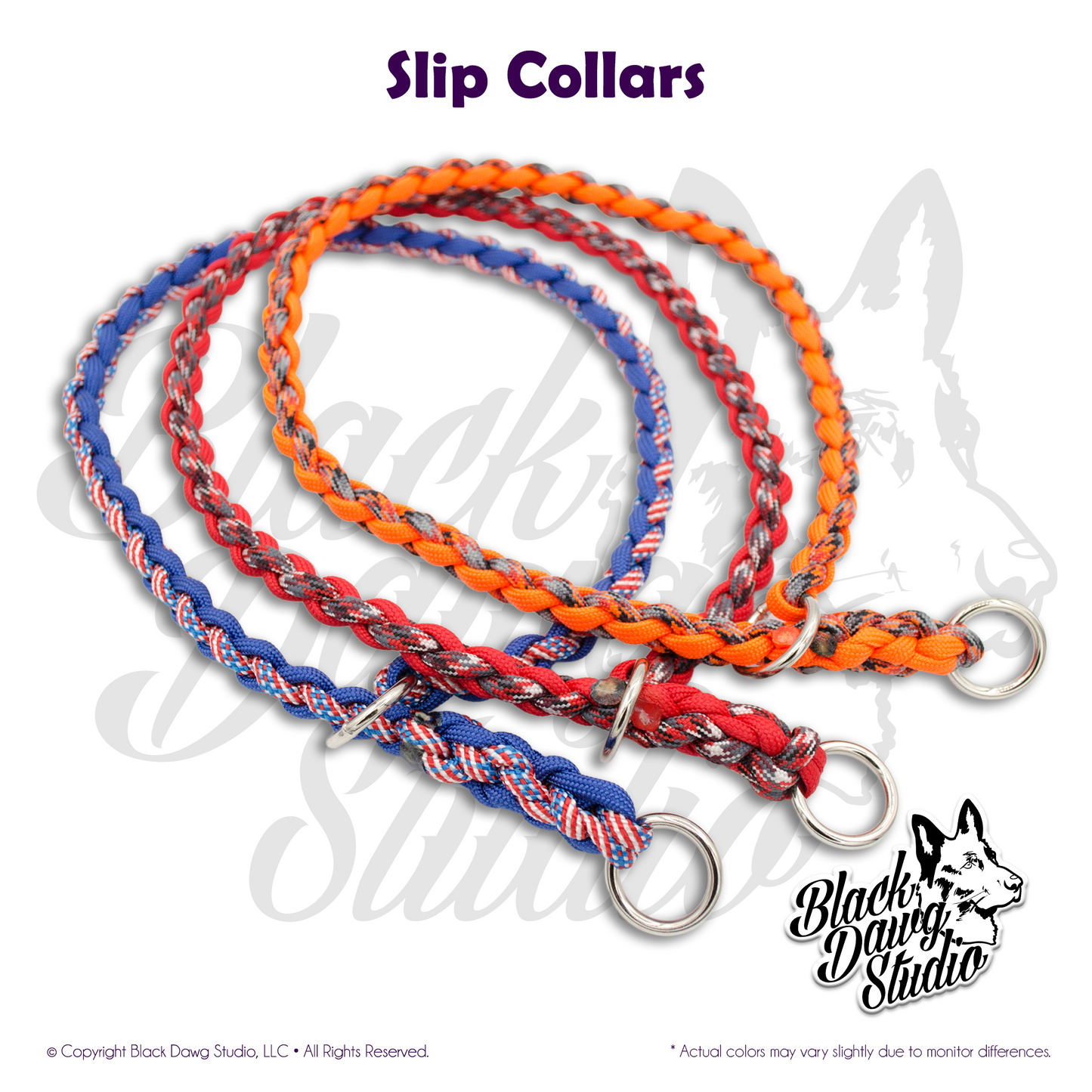 Paracord Slip Collar ***Custom Order***