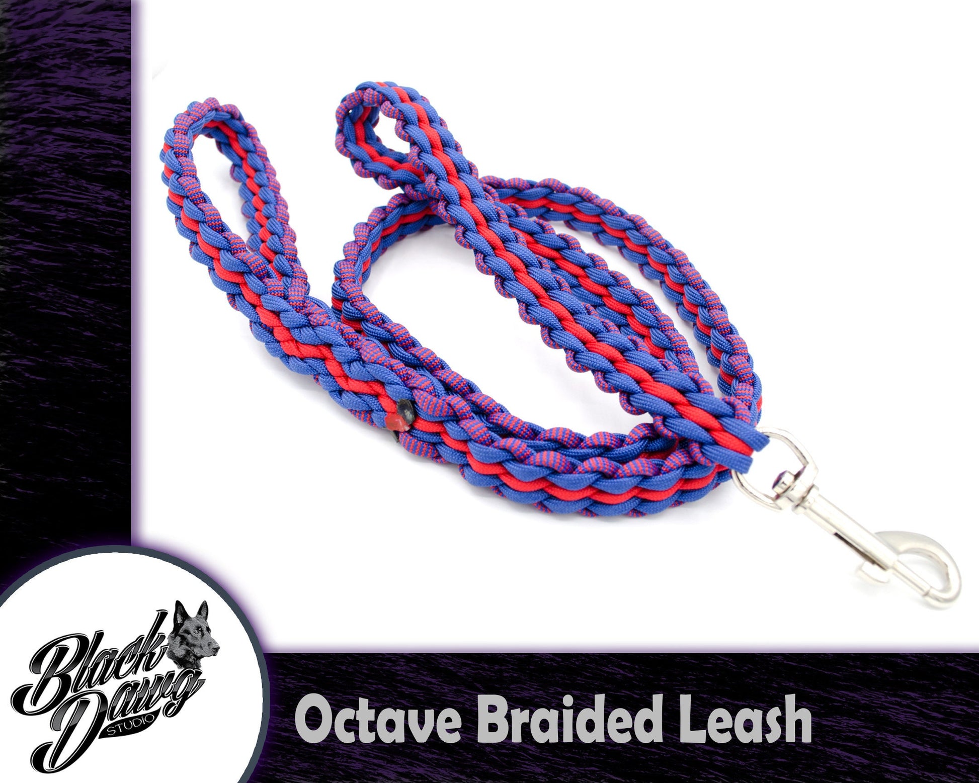 Octave Braid Paracord Dog Leash ***CUSTOM ORDER***