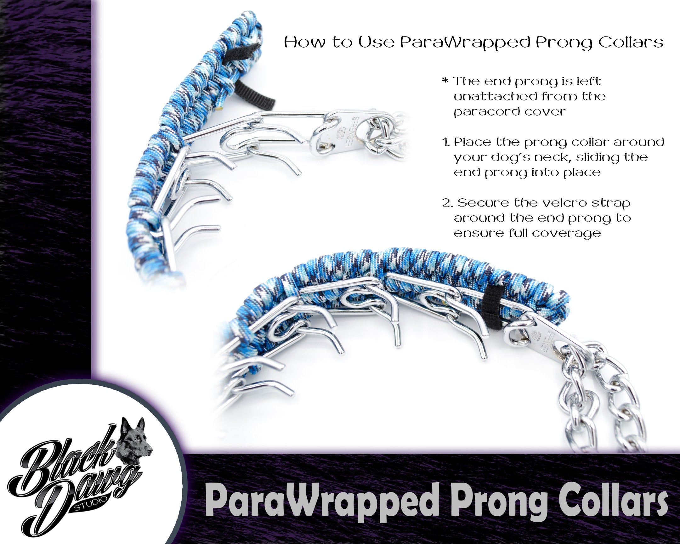 Paracord shop prong collar