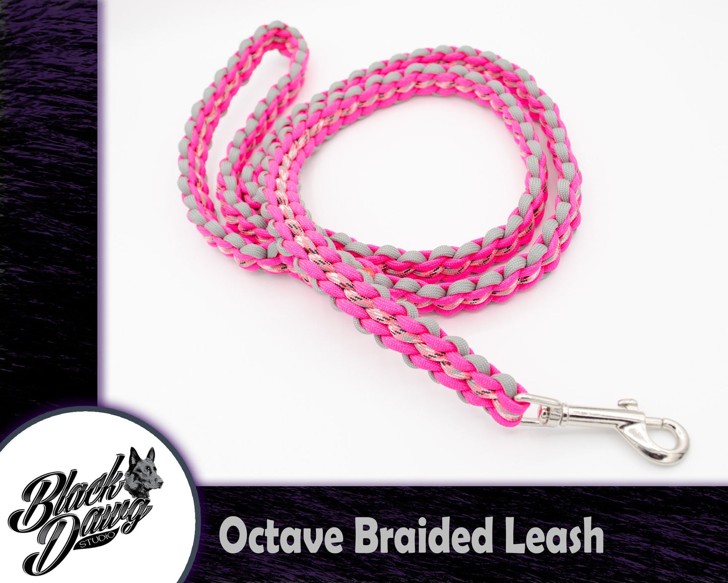 Octave Braid Paracord Dog Leash ***CUSTOM ORDER***